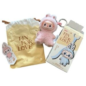 Labubu Pin for Love G Pink